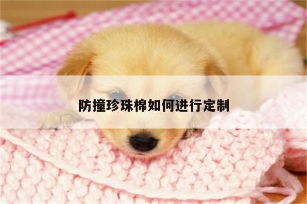防撞珍珠棉如何进行定制