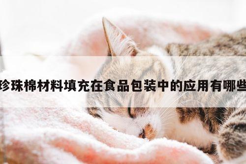 珍珠棉材料填充在食品包装中的应用有哪些