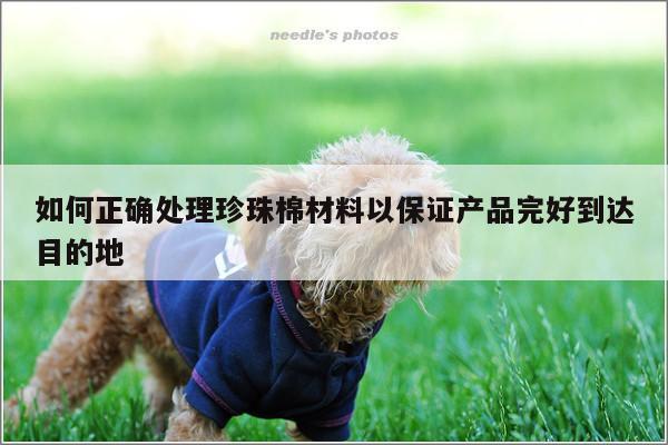 如何正确处理珍珠棉材料以保证产品完好到达目的地
