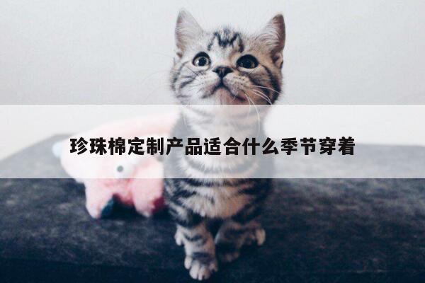 珍珠棉定制产品适合什么季节穿着